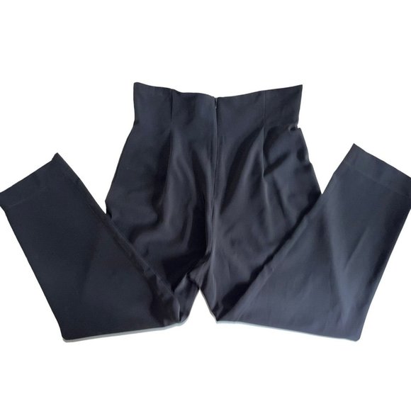 Elm Design Size 2 Black Pants High Waist Dress Slacks Fashion Designer 30" Waist